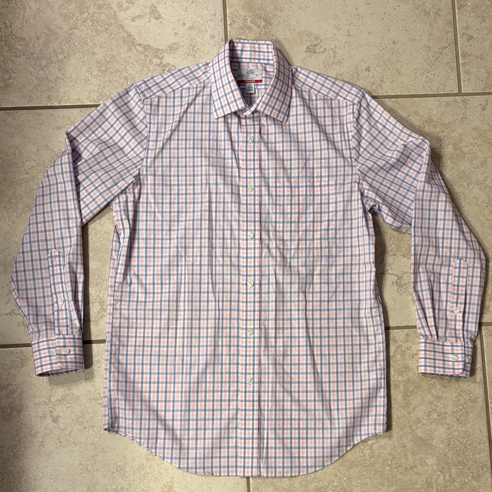 Like New: Croft & Barrow No Iron Button Down Shirt